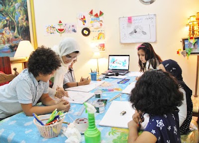 Photos of A studio artist. Layla Altoobli