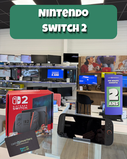 🎮✨ ARRIVAGE DU JOUR DANS VOTRE MAGASIN ! ✨🎮

De nouvelles Nintendo Switch sont arrivées aujourd’hui ! 🕹️🔥

Que vous souhaitiez vous faire plaisir ou offrir une console, c’est peut-être le moment de craquer ! 😍

✅ Nouveaux arrivages disponibles en magasin
✅ Garantie 2 ans
💳 Possibilité de régler en 3x, 4x ou même 10x !

📍 Venez découvrir nos modèles disponibles directement en magasin.

Alors, prêt(e) à passer à la Switch ? 😉🎮

#NintendoSwitch #Switch #Nintendo #Gaming #JeuxVideo #Console #Gamer #Arrivage #BonPlan #Magasin