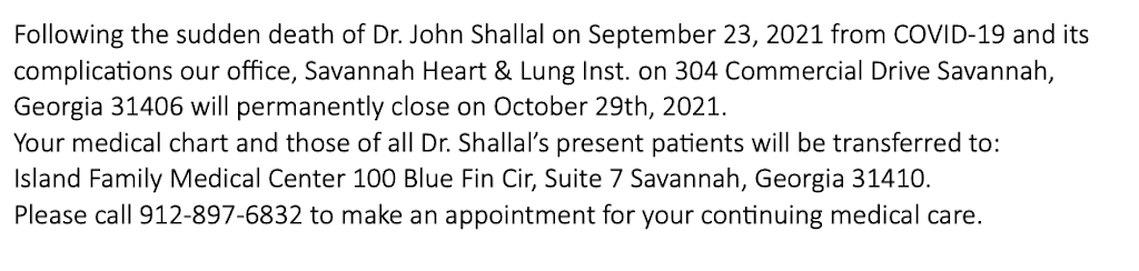 Savannah Heart And Lung Institute