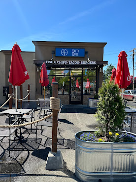 Salty Blue Fish & Chips by null