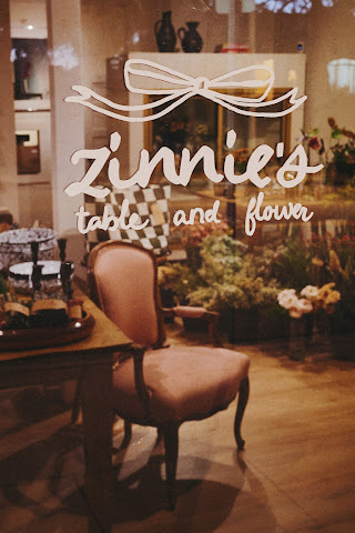 Zinnie's Table and Flower by null