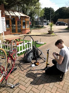 Webbs Cycle Shop bath