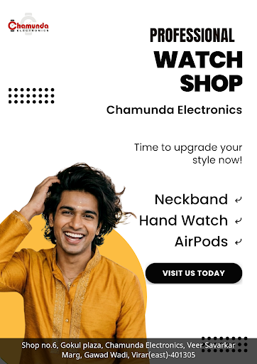 AirPods,Neckband,Wall clock,Hand Watch,smart watch