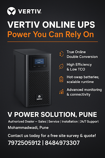 🔌 VERTIV ONLINE UPS – Power You Can Rely On ⚙️