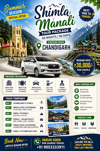 Shimla Manali Tour Package 🏔️ post image
