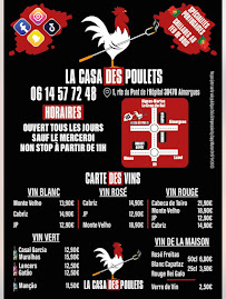 Menu La casa des poulets Page 4