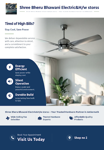 Ceiling fans