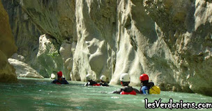 Photo n°1 de Les Verdoniens : Canyoning Floating Gorges du verdon WILLIAM MICHEL à La Palud-sur-Verdon (Agence de tourisme sportif)