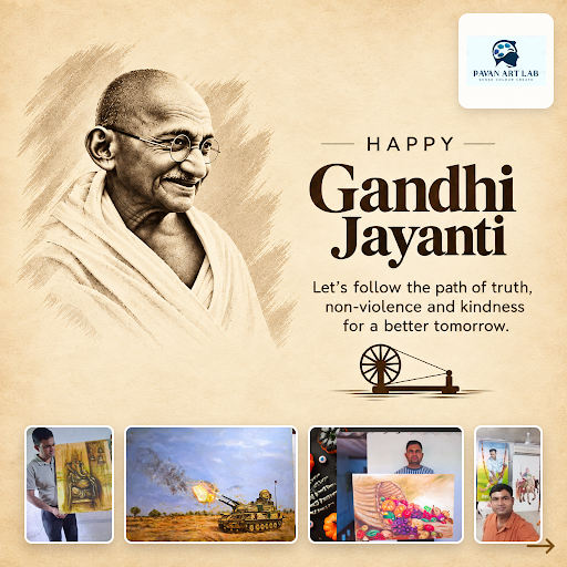 Celebrate Gandhi Jayanti 2026 with Artist Pavan—explore the timeless art of oil painting, refine… post image