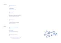 Menu La Bouillabaisse Page 1