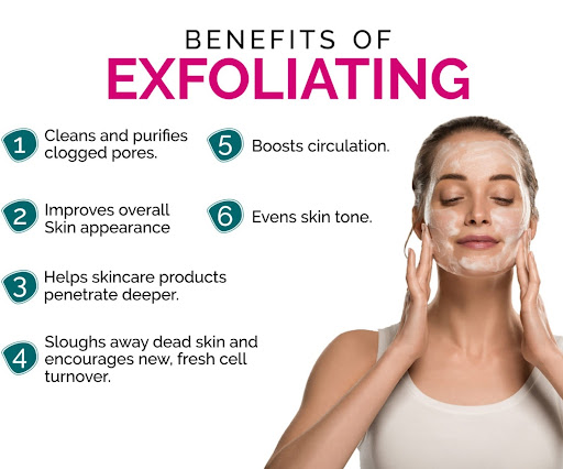 ⏩ BENEFITS OF EXFOLIATING