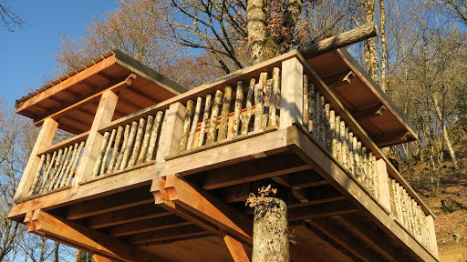 Huts in the trees: La Guinguette