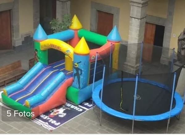 Inflables,Trampolines,tablones y silla acojinadas