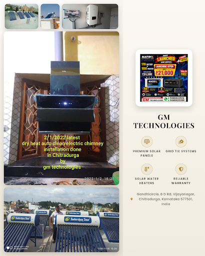 GM TECHNOLOGIES is your trusted solar panel supplier in Chitradurga, offering high-quality solar…