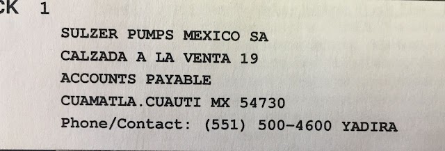 Sulzer Pumps Mexico SA de CV