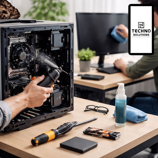 Is your desktop getting slow or heating up quickly? At techno solutions in White Avenue, we help… post image