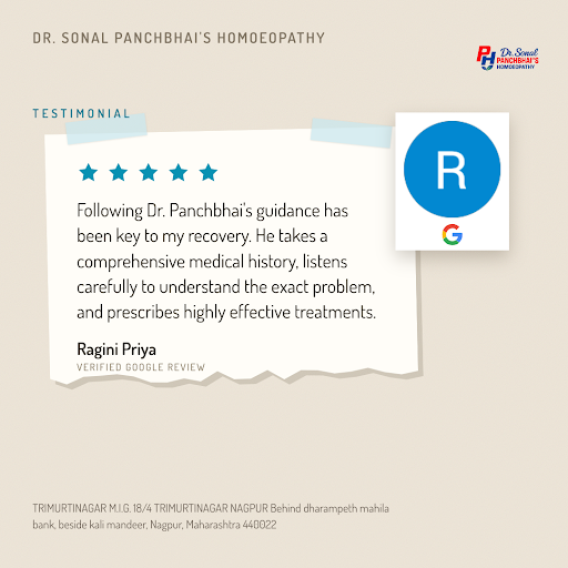 Ragini Priya's remarkable journey to wellness began at Dr. SONAL PANCHBHAI'S HOMOEOPATHY, the bes… post image