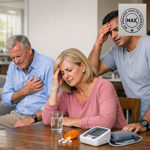 Chest pressure, sudden sweating, shortness of breath or pain radiating to the arm or jaw can be e… post image