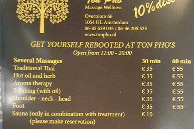 klinke pensum reservedele Bezoek Ton Pho Massage Wellness tijdens uw reis naar Amsterdam