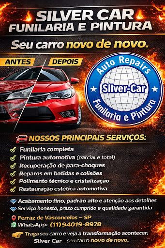 Silver Car funilaria e pintura
