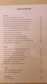 Menu Brank baï - bar à vin Page 1