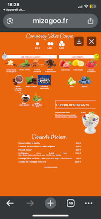 Menu Hotel Restaurant du Grand-Mont Page 4