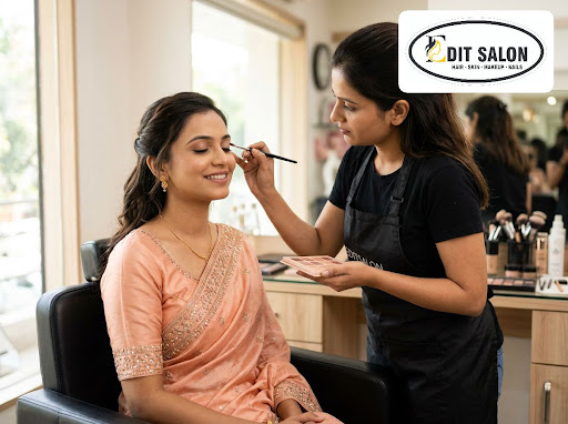 Want a soft, graceful look for your engagement that still feels like you? At Editsalon ladies bea… post image