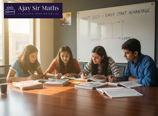 Starting NEET preparation early builds a strong base in Physics, Chemistry and Biology – and math…