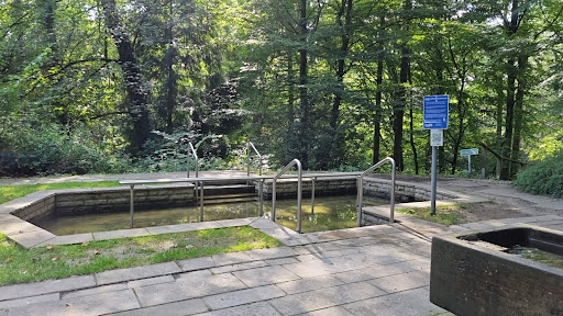 Wassertretstelle im Kurpark Tecklenburg