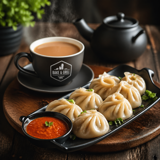 Momos and tea The best combination We are serving tea in various exotics flavors.