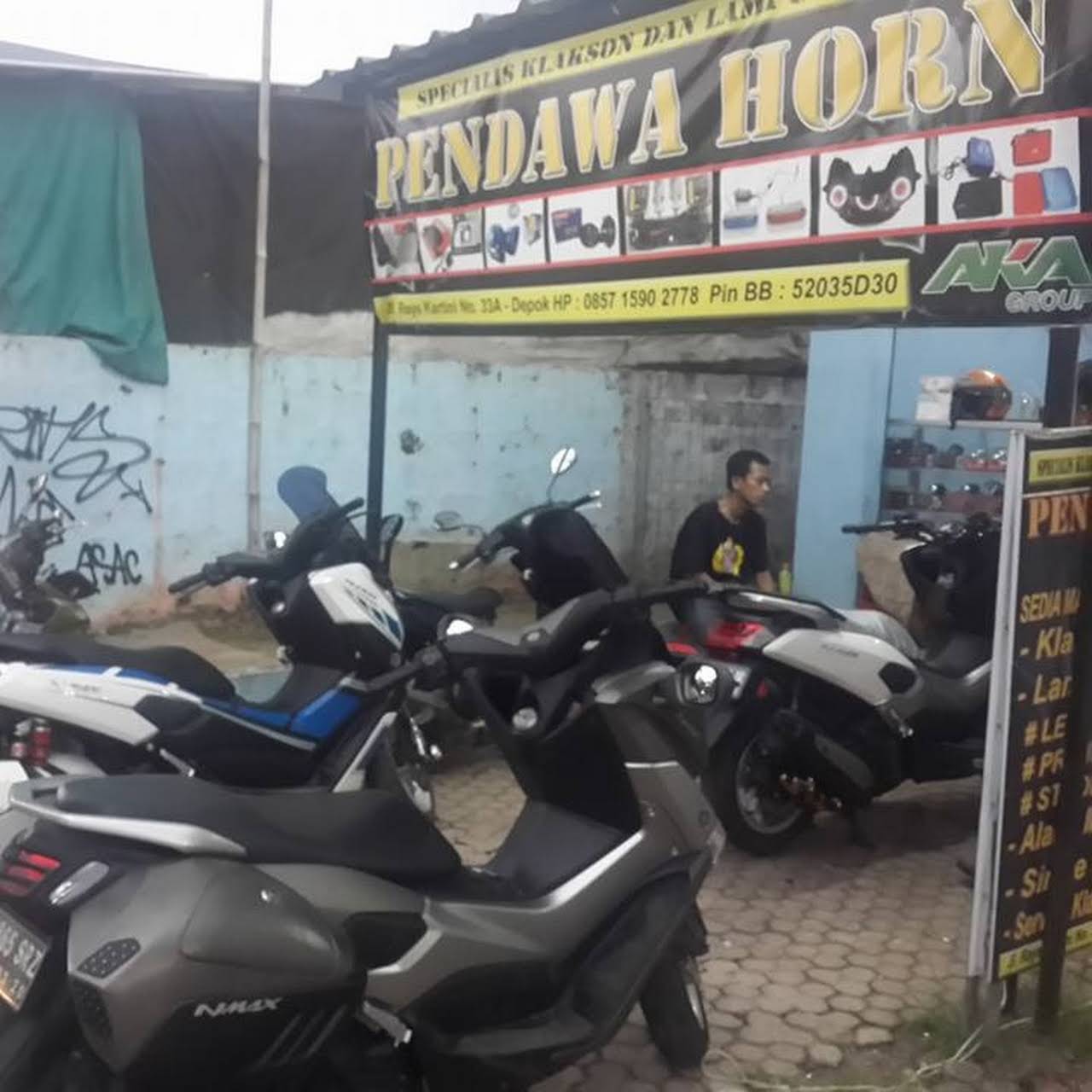 Pendawa Horn Bengkel Sepeda Motor