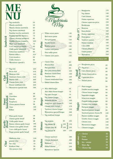 Cafe Menu Item