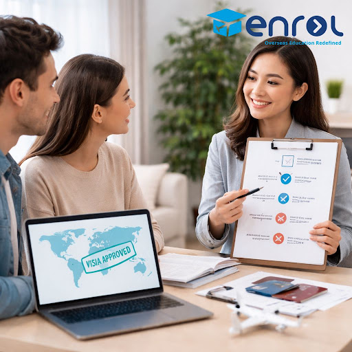 Planning to study or work abroad but confused about the process? Enrol Overseas in Railway Colony…