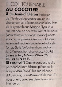 Menu Le CoCotier Page 11