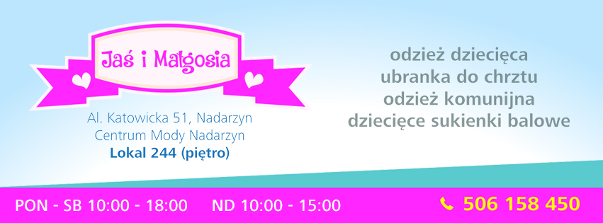 Jaś i Małgosia Nadarzyn - odzież dziecięca, ubranka do chrztu, odzież komunijna, Author: Jaś i Małgosia Nadarzyn - odzież dziecięca, ubranka do chrztu, odzież komunijna