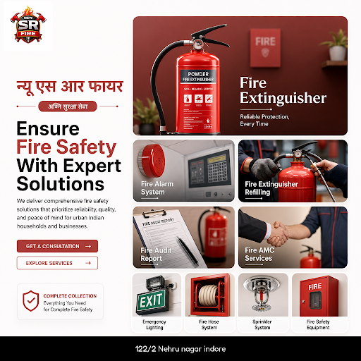 न्यू एस आर फायर अपनी घरेलू और व्यवसायिक सुरक्षा के लिए उच्च गुणवत्ता वाले आग बचाव प्रणालियों, जैस… post image