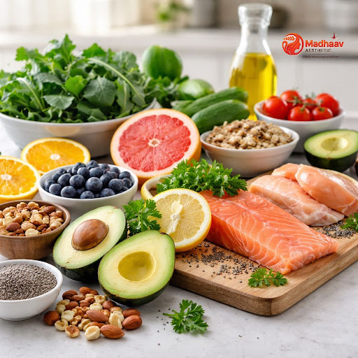 Want naturally glowing skin and stronger, healthier hair? At Madhaav Aaesthetic and Cure vibe cli… post image