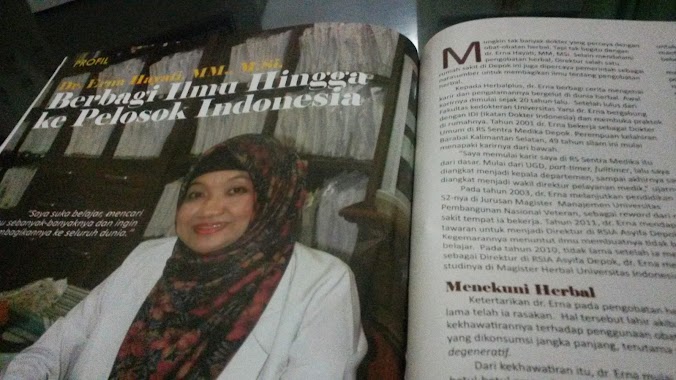 Praktek Dr Erna Hayati, MM. M.Si, Author: Erna Hayati