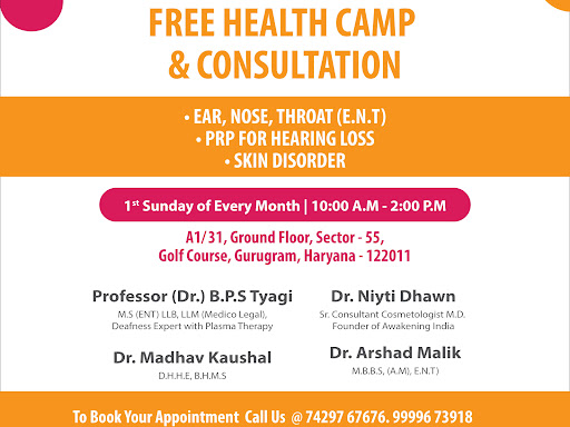 Awakening India with has taken the initiative of conducting free health checkup camps for E.N.T,…