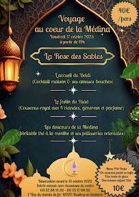 Menu La Rose des Sables Page 10