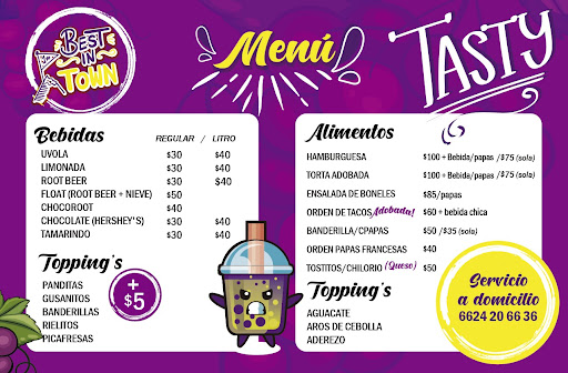 purple drinks - Visual