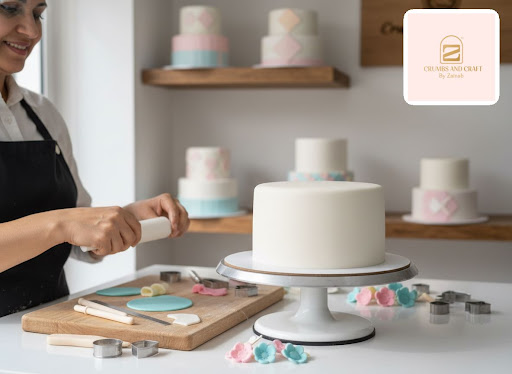 New to fondant cakes and not sure where to start? At Crumbs and Craft by Zainab in Govandi, Mumba… post image