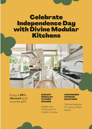 15th Aug Offer – Flat 20% Off on Modular Kitchens.
