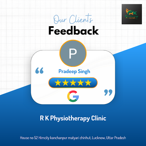 Pradeep, a satisfied customer from Lucknow, raves about his experience at R K Physiotherapy Clini… post image