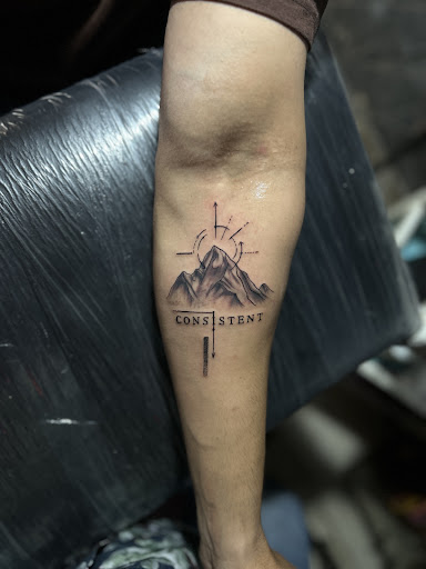 🏔️ Stay Consistent, Keep Climbing. This custom mountain tattoo represents strength, determination… post image