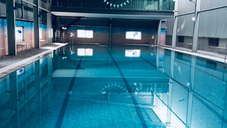 Splash In Swimming Pool Gym