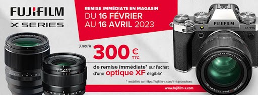 Offre du moment FUJI chez Photo-Univers