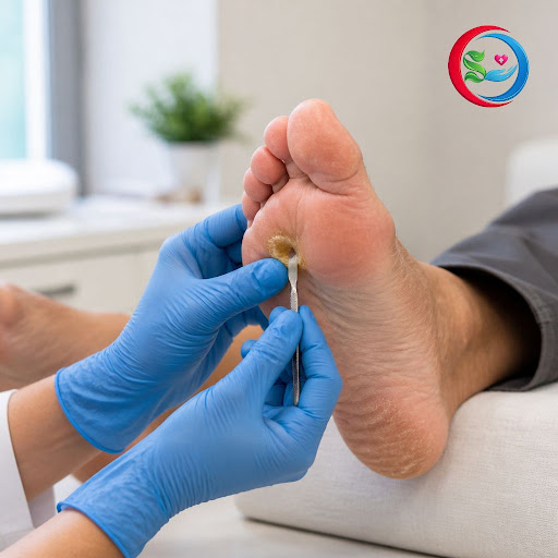 Painful corns, cracks, or non-healing wounds on your feet can be risky, especially if you have di… post image