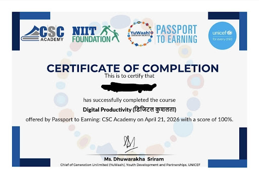 🎓 ફ્રી ઓનલાઈન સર્ટિફિકેટ – ડિજિટલ પ્રોડક્ટિવિટી કોર્સ post image