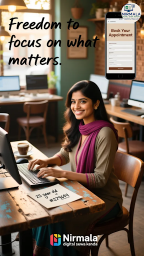 Streamline your work with Nirmala Digital Sewa Kendra's Online Form Filling service in Gandhinaga… post image